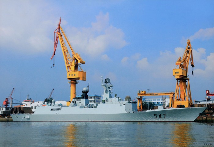 Tàu hộ vệ tên lửa Lâm Nghi Type 054A